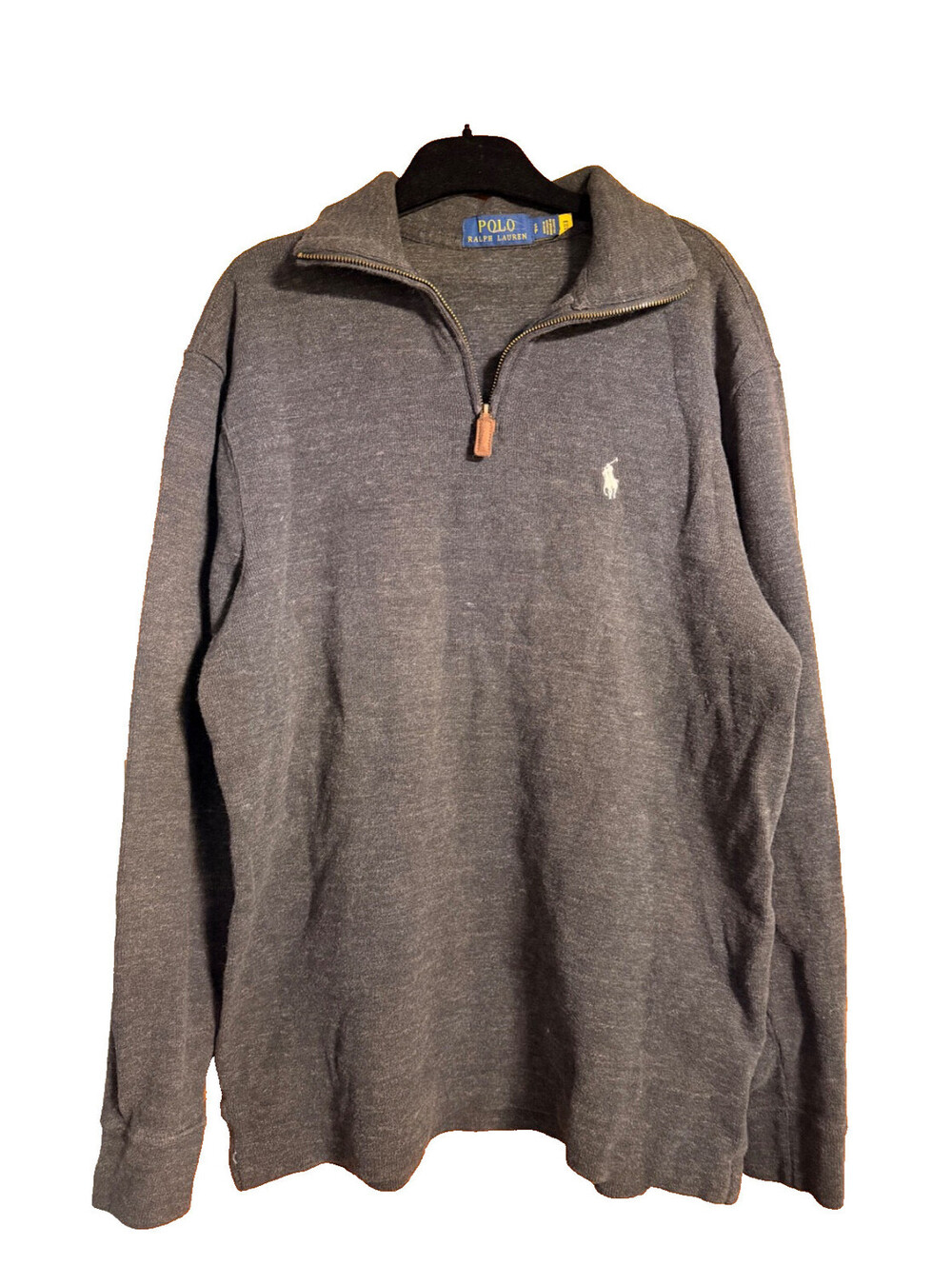 Polo Ralph Lauren Mens Classic Long Sleeve Qtr Zip Size S